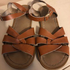 Brown Leather Saltwater Sandals